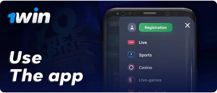 Start betting at 1Win after installing the apk